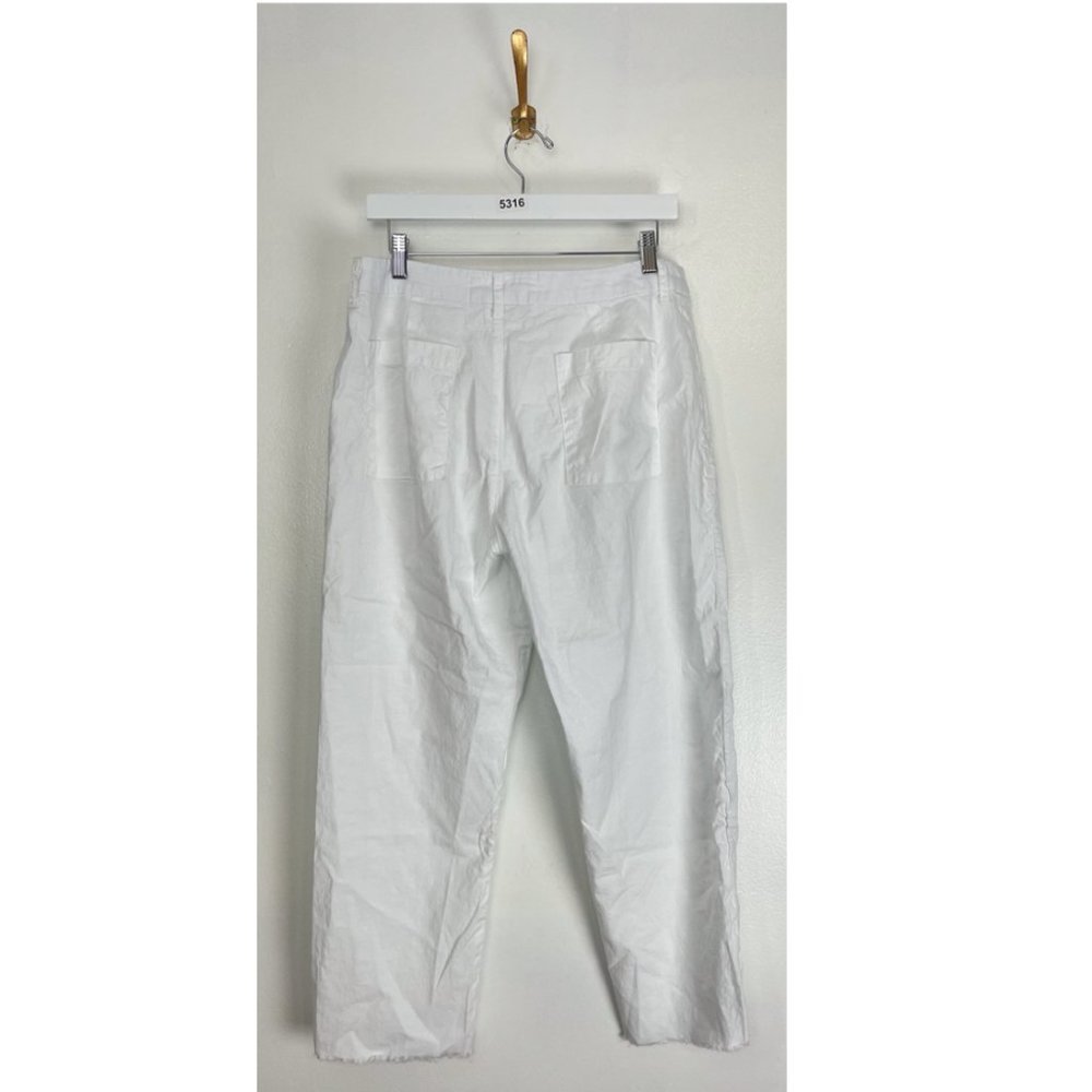 Frank & Eileen White Cropped Pants - Picture 9 of 14